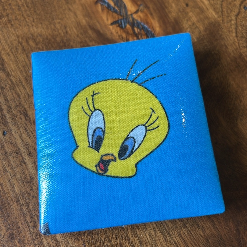 Looney Tunes Bouncing Bobble Head Tweety Bird Bookmark and Magic Wallet Vintage - Picture 4 of 6